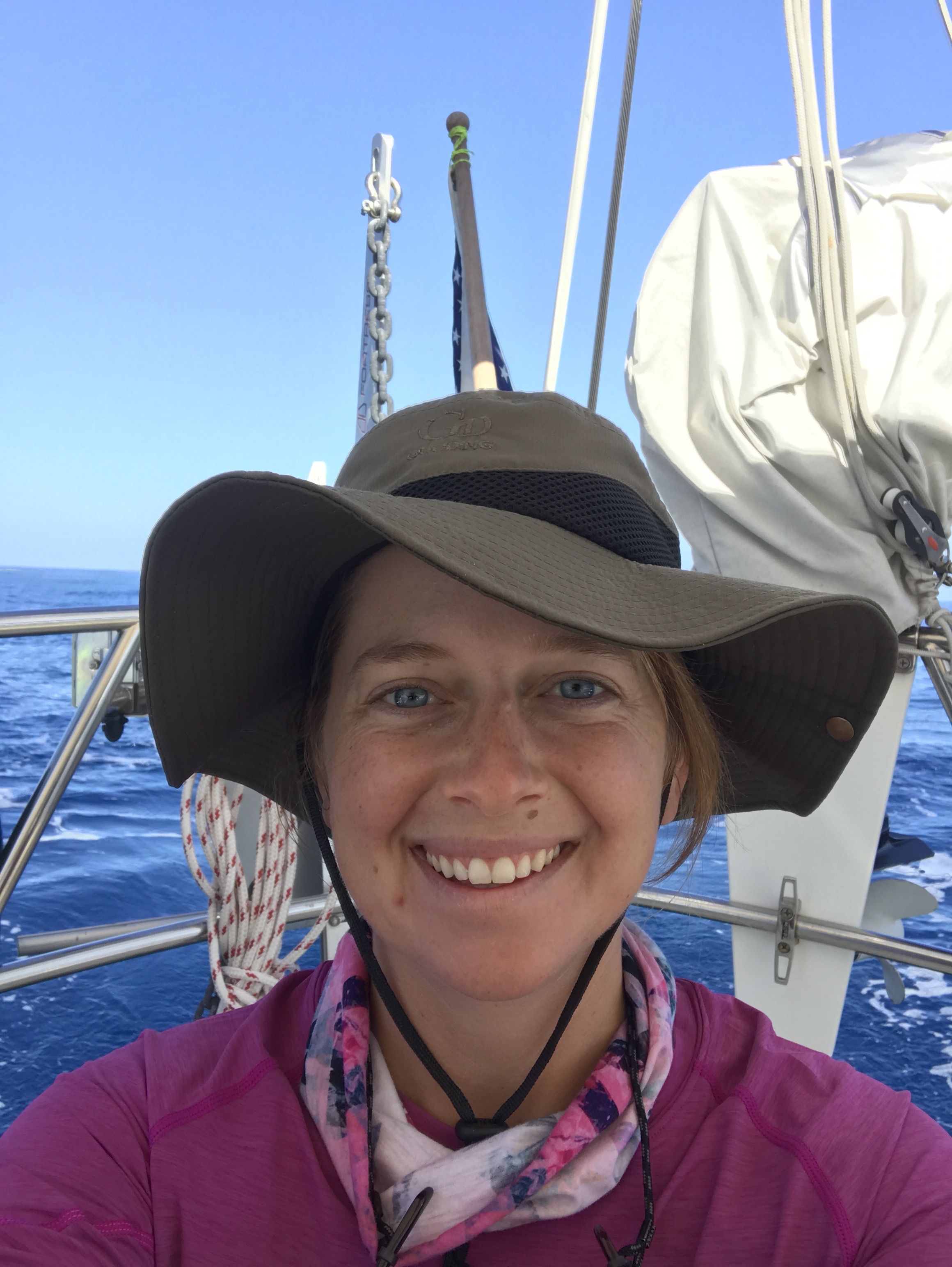 Me in the most attractive sunhat.